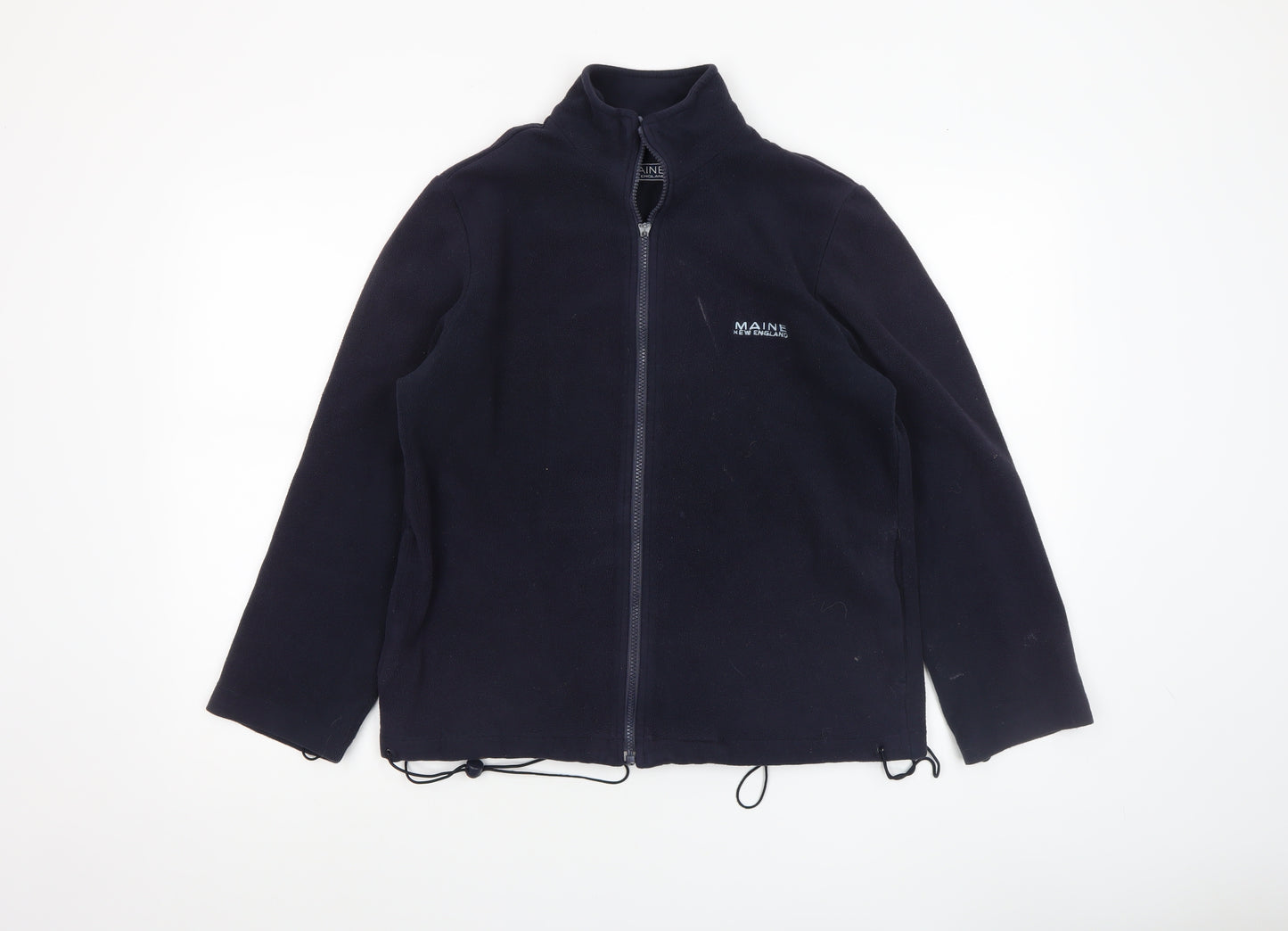 Maine New England Women's Blue Fleece Full Zip Jacket Size 12
