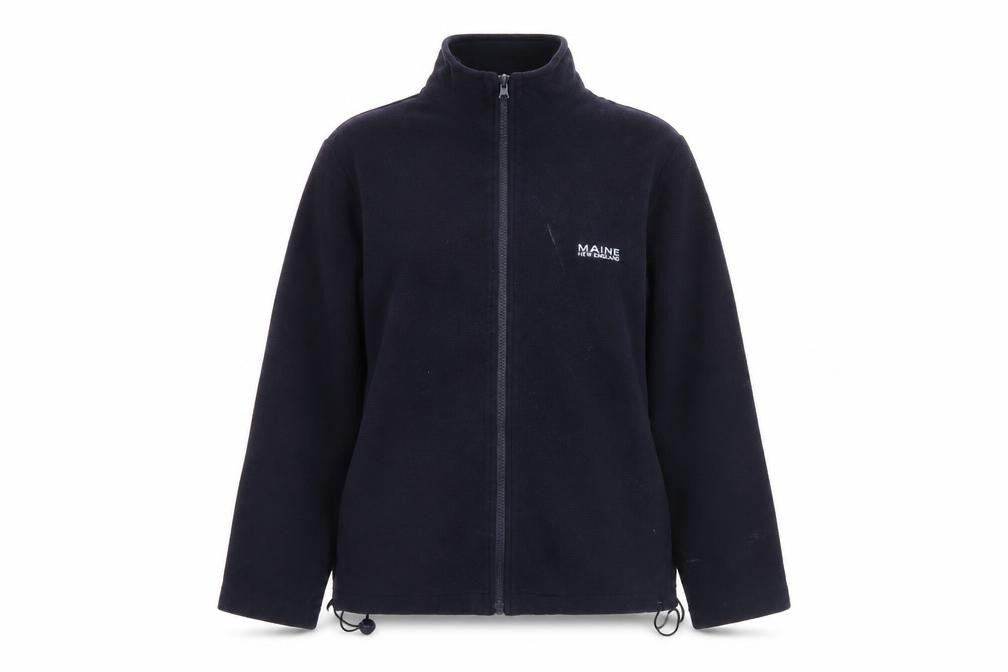 Maine New England Women's Blue Fleece Full Zip Jacket Size 12