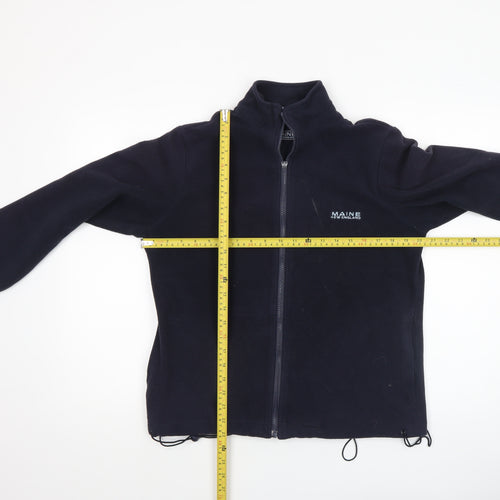Maine New England Women's Blue Fleece Full Zip Jacket Size 12