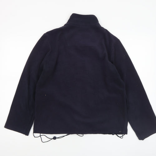 Maine New England Women's Blue Fleece Full Zip Jacket Size 12