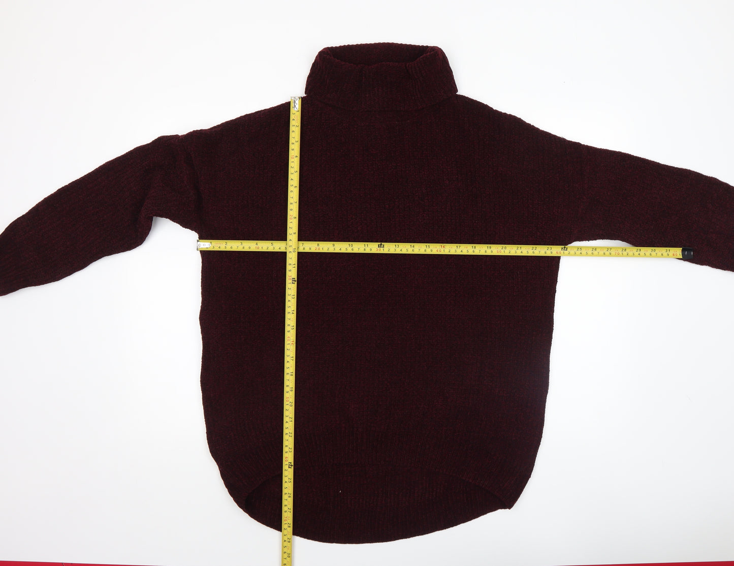 Primark Women’s Brown Roll Neck Chunky Knit Jumper Size 2XS
