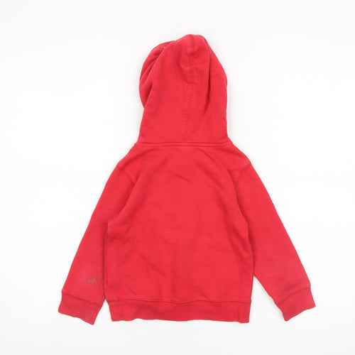 GAP Boys Red Pullover Hoodie 3 Years Cotton Logo Design
