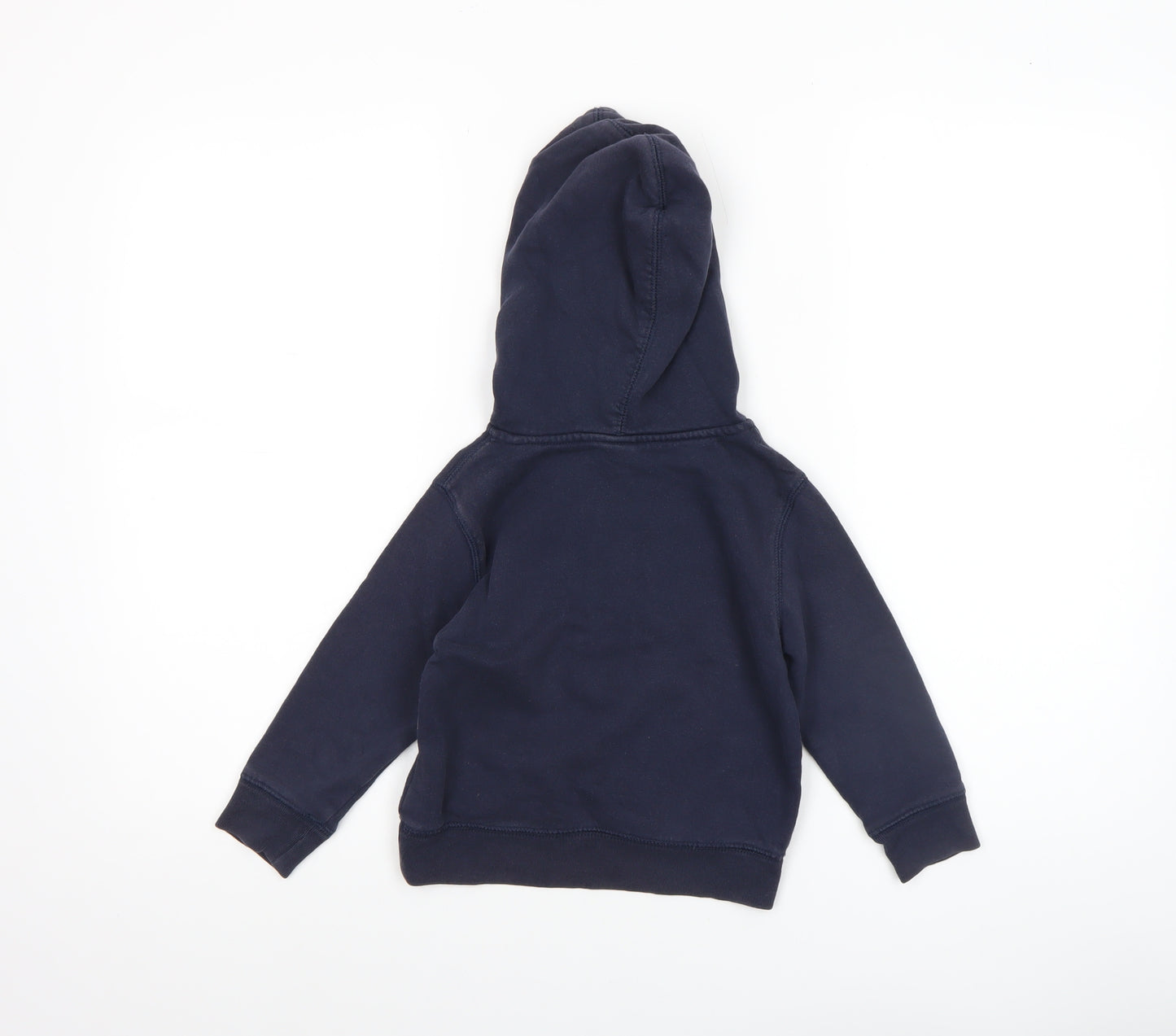 GAP Boys Navy Blue Pullover Hoodie 3 Years Cotton Logo Sweatshirt