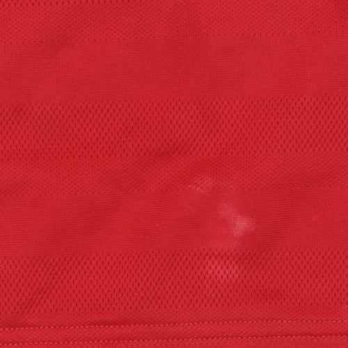 Adidas Boys Red Manchester United Football Jersey Shirt 9-10 Years