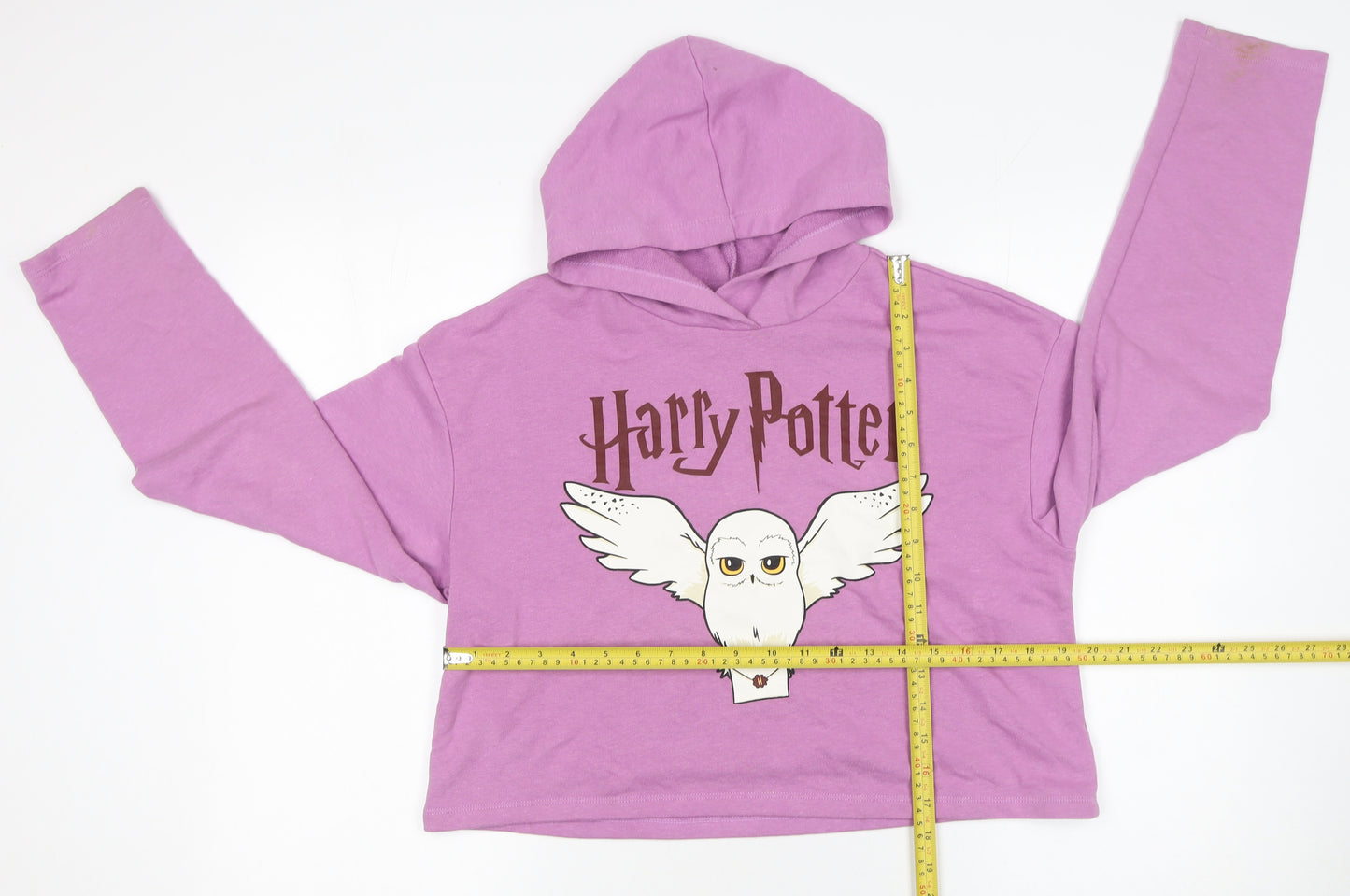 H&M Girls Purple Harry Potter Hoodie 13-14 Years Hooded Pullover Sweater