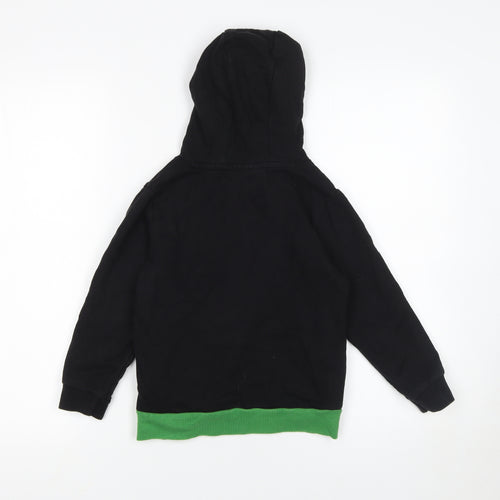 Minecraft Creeper Boys Black & Green Pullover Hoodie 6-7 Years