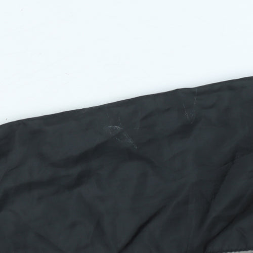 Umbro Boys Black Grey Track Jacket Size 9 Years Polyester Lightweight