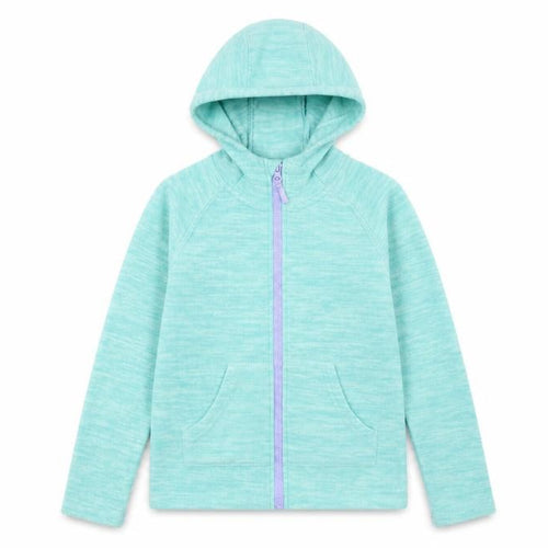 Mountain Warehouse Girls Green Full Zip Fleece Hoodie 9-10 Years