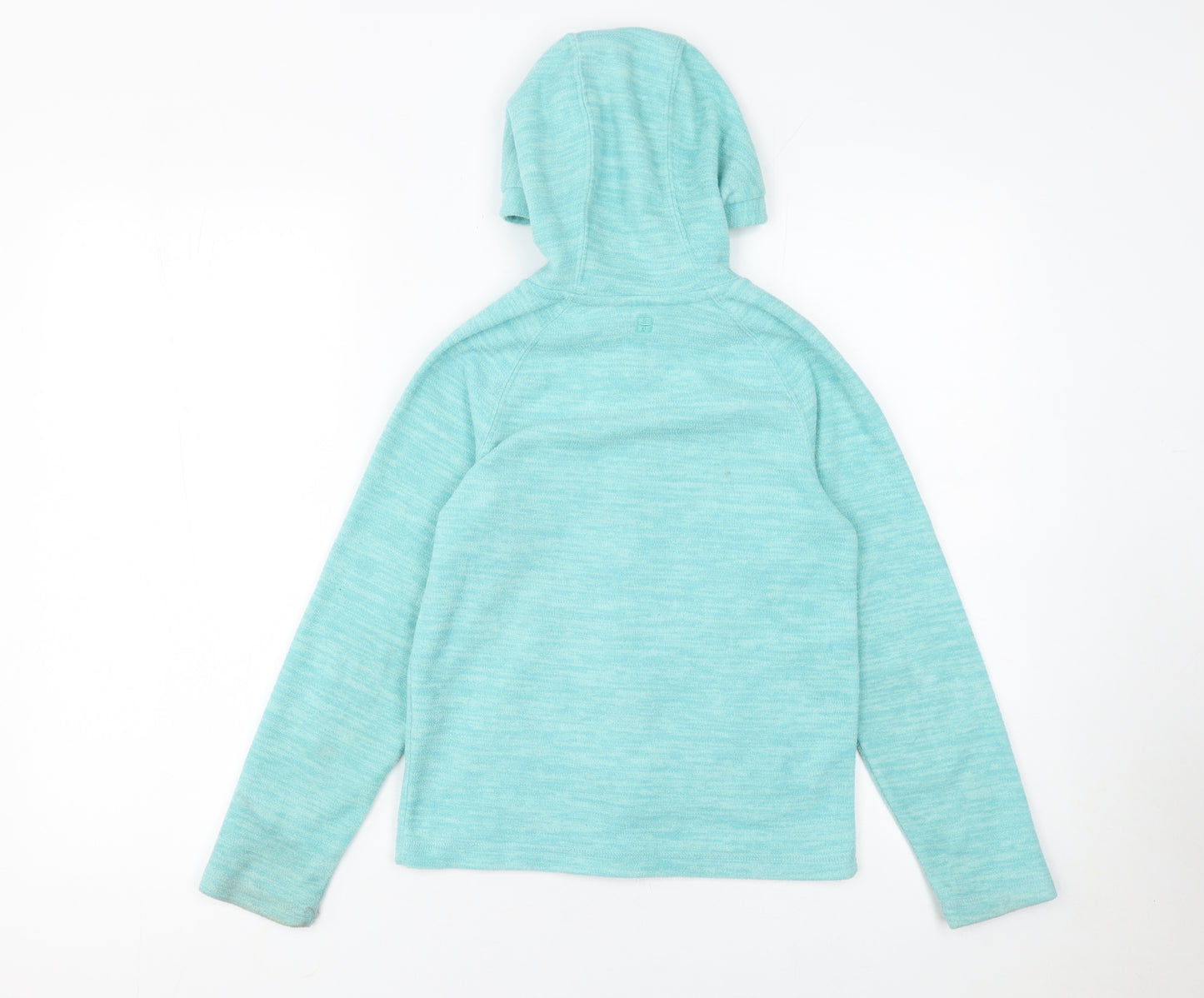 Mountain Warehouse Girls Green Full Zip Fleece Hoodie 9-10 Years
