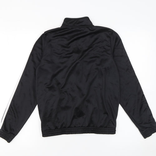 Donnay Boys Black Red Track Jacket 13 Years Full Zip Lightweight Sports Top