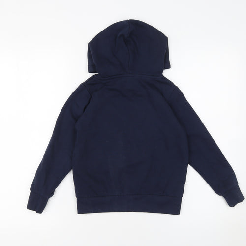 Jack & Jones Boys Blue Pullover Hoodie 8 Years Regular Fit Logo Print