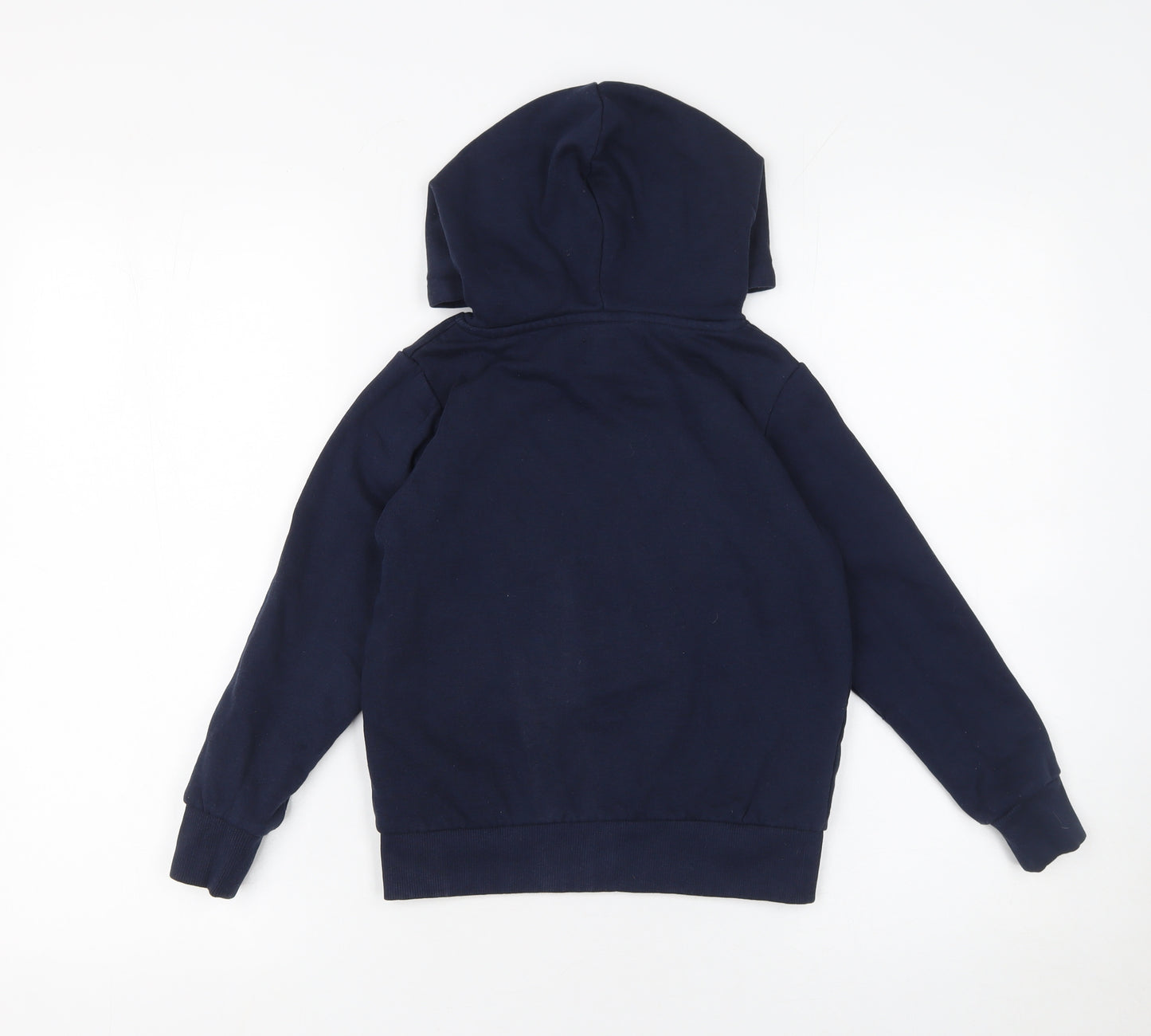 Jack & Jones Boys Blue Pullover Hoodie 8 Years Regular Fit Logo Print