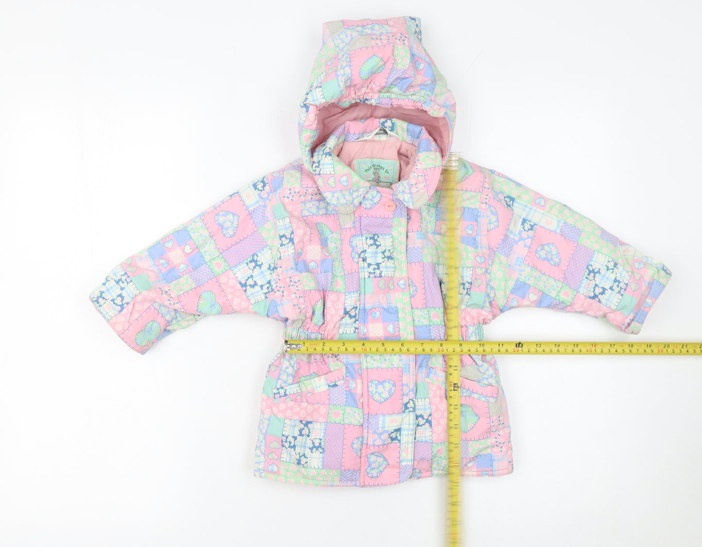 Marks and Spencer Girls Multicoloured 6-12M Hooded Puffer Jacket