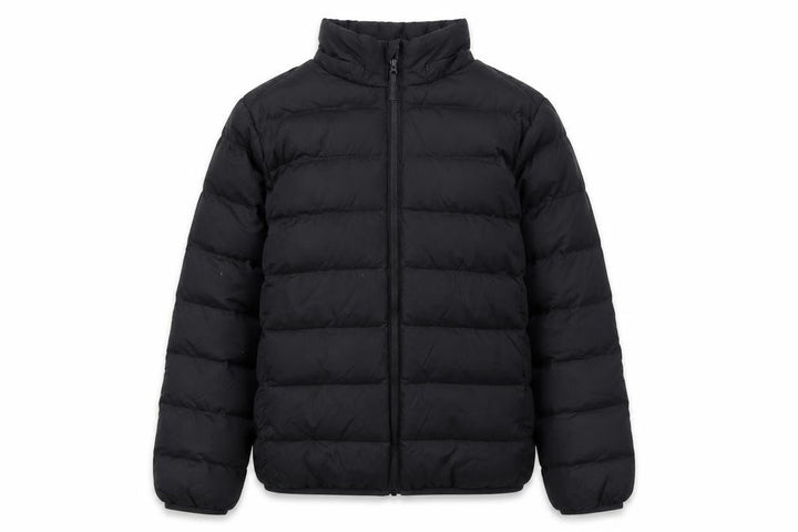 Uniqlo Boys Black 9-10 Years Puffer Jacket Lightweight Winter Coat