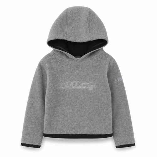 TOG24 Boys Grey Fleece Pullover Hoodie 1-2 Years Warm Winter Top