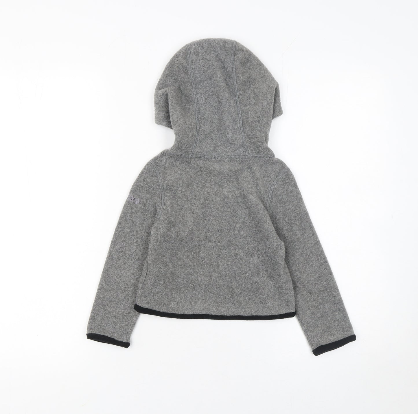 TOG24 Boys Grey Fleece Pullover Hoodie 1-2 Years Warm Winter Top