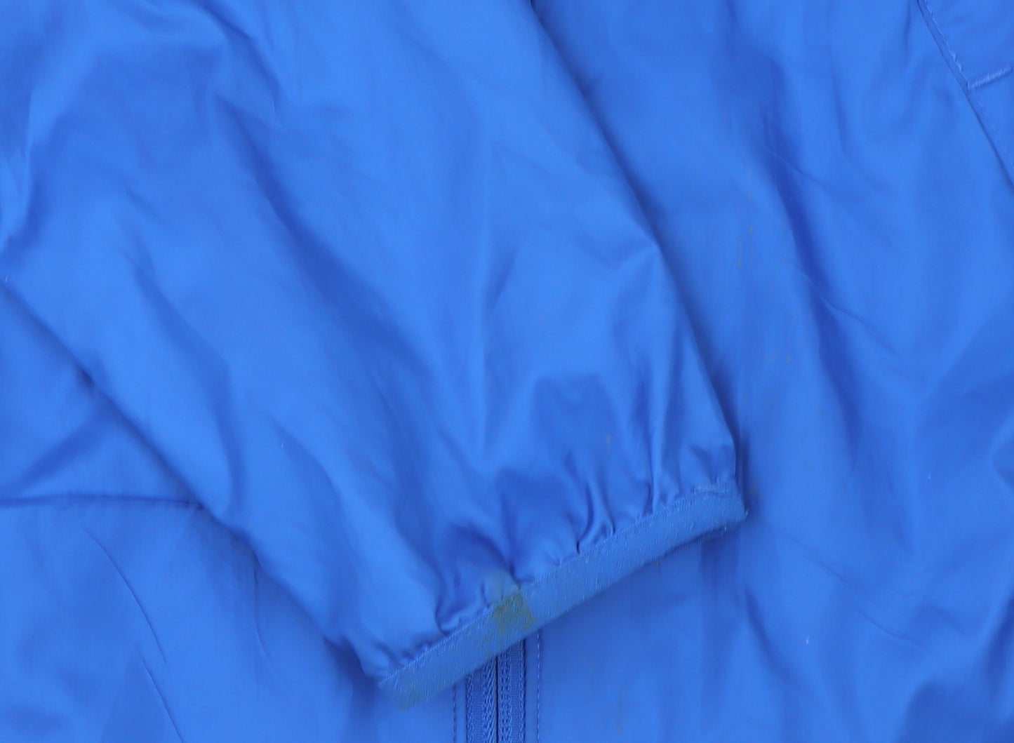 Nike Boys Blue Hooded Windbreaker Jacket XS 6-8 Years Full Zip Sports