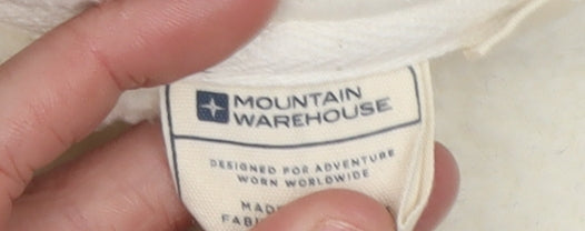 Mountain Warehouse Boys Ivory Fleece Jacket 11-12 Years Full Zip Outdoor