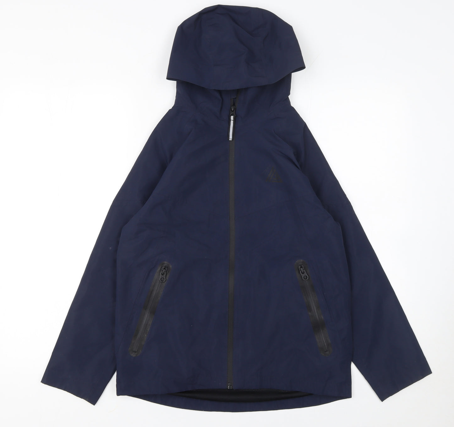 Next Boys Blue Waterproof Hooded Rain Coat Jacket 10 Years