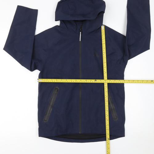 Next Boys Blue Waterproof Hooded Rain Coat Jacket 10 Years