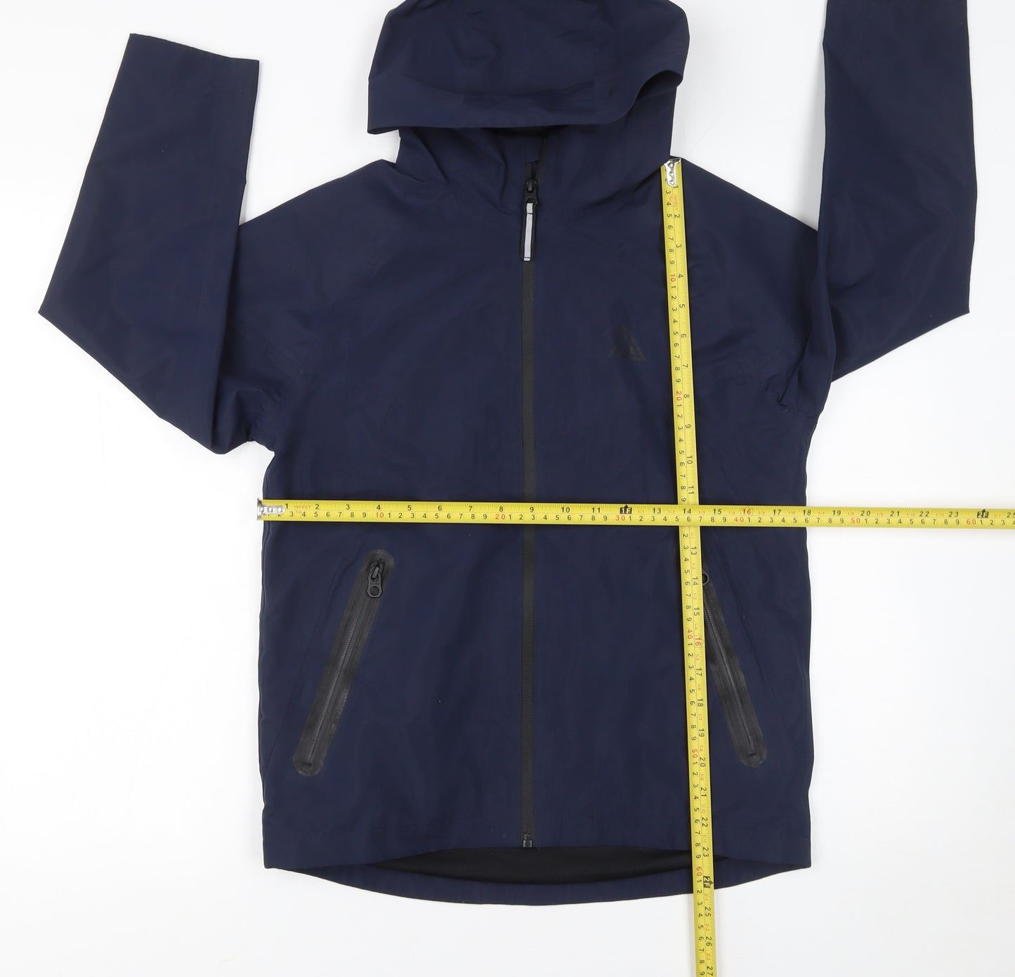 Next Boys Blue Waterproof Hooded Rain Coat Jacket 10 Years