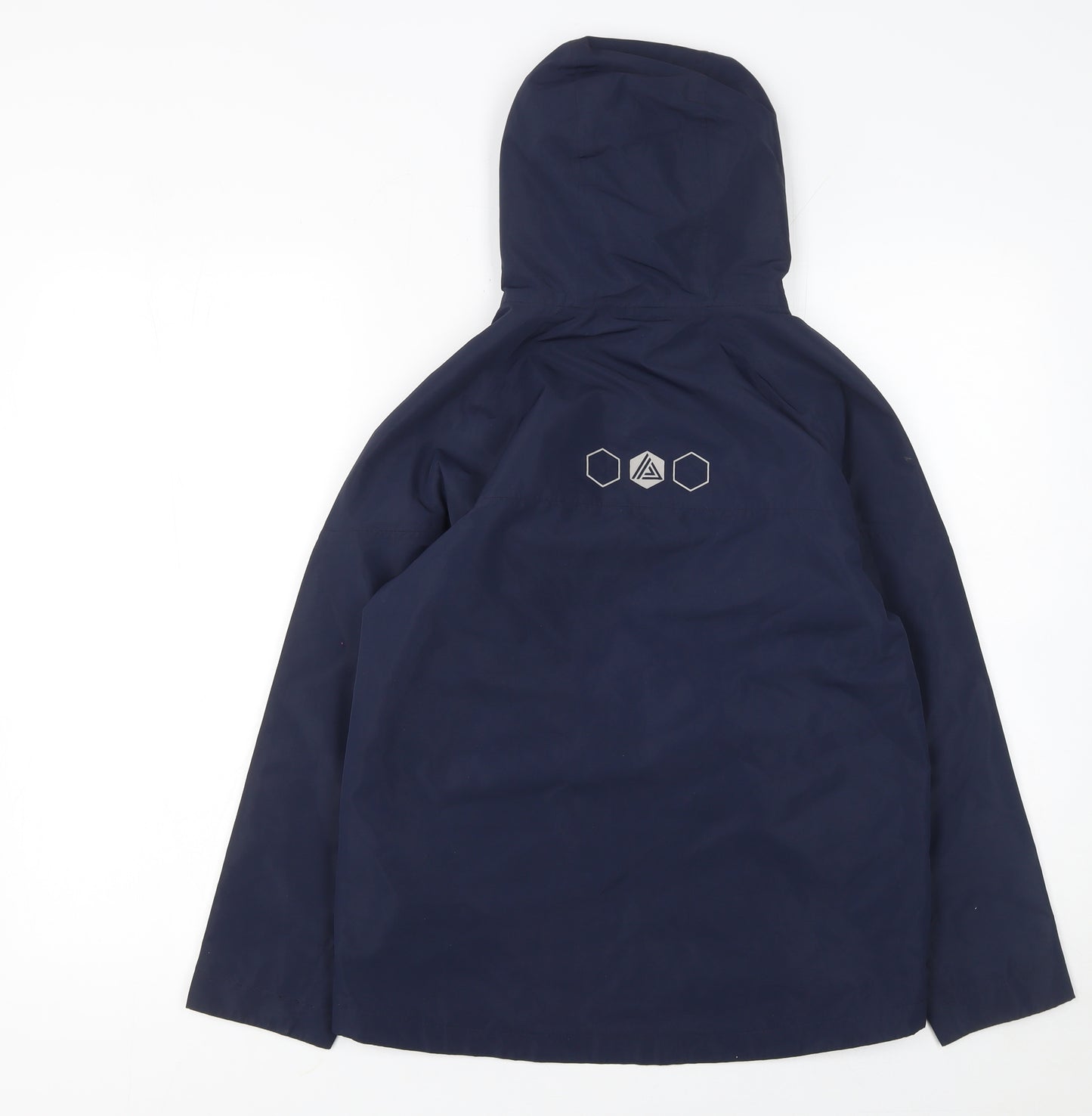 Next Boys Blue Waterproof Hooded Rain Coat Jacket 10 Years