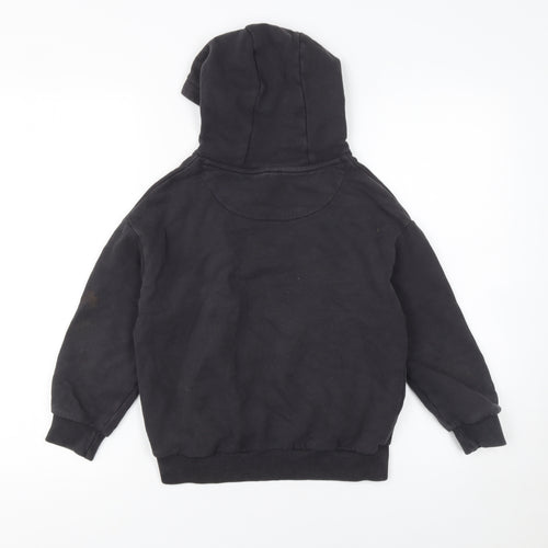 Marks and Spencer Boys Black Harry Potter Hogwarts Pullover Hoodie 7-8 Years