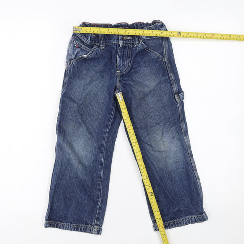 Tommy Hilfiger Boys Blue Straight Leg Jeans 5 Years Adjustable Waist