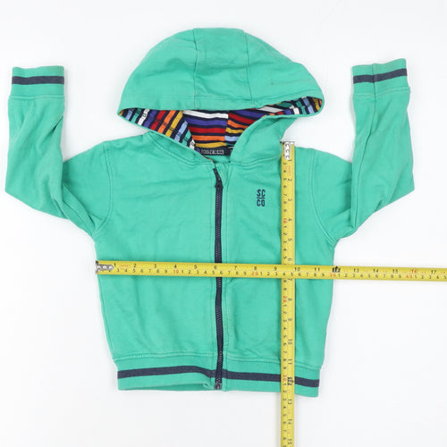 SoulCal & Co Green Hooded Full Zip Baby Jacket 18-24 Months
