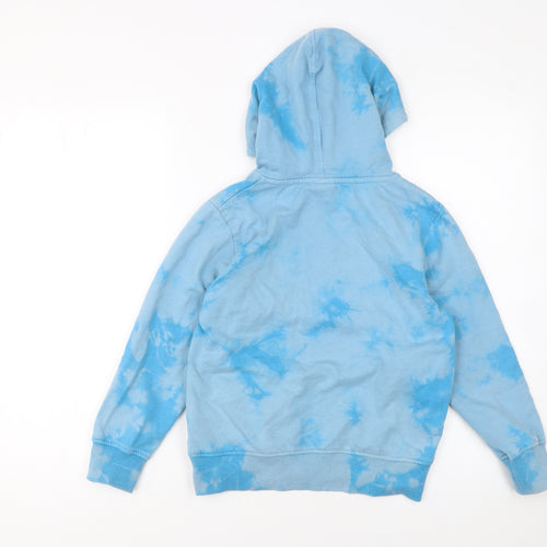Saltrock Boys Blue Tie Dye Pullover Hoodie 7-8 Years Regular Fit