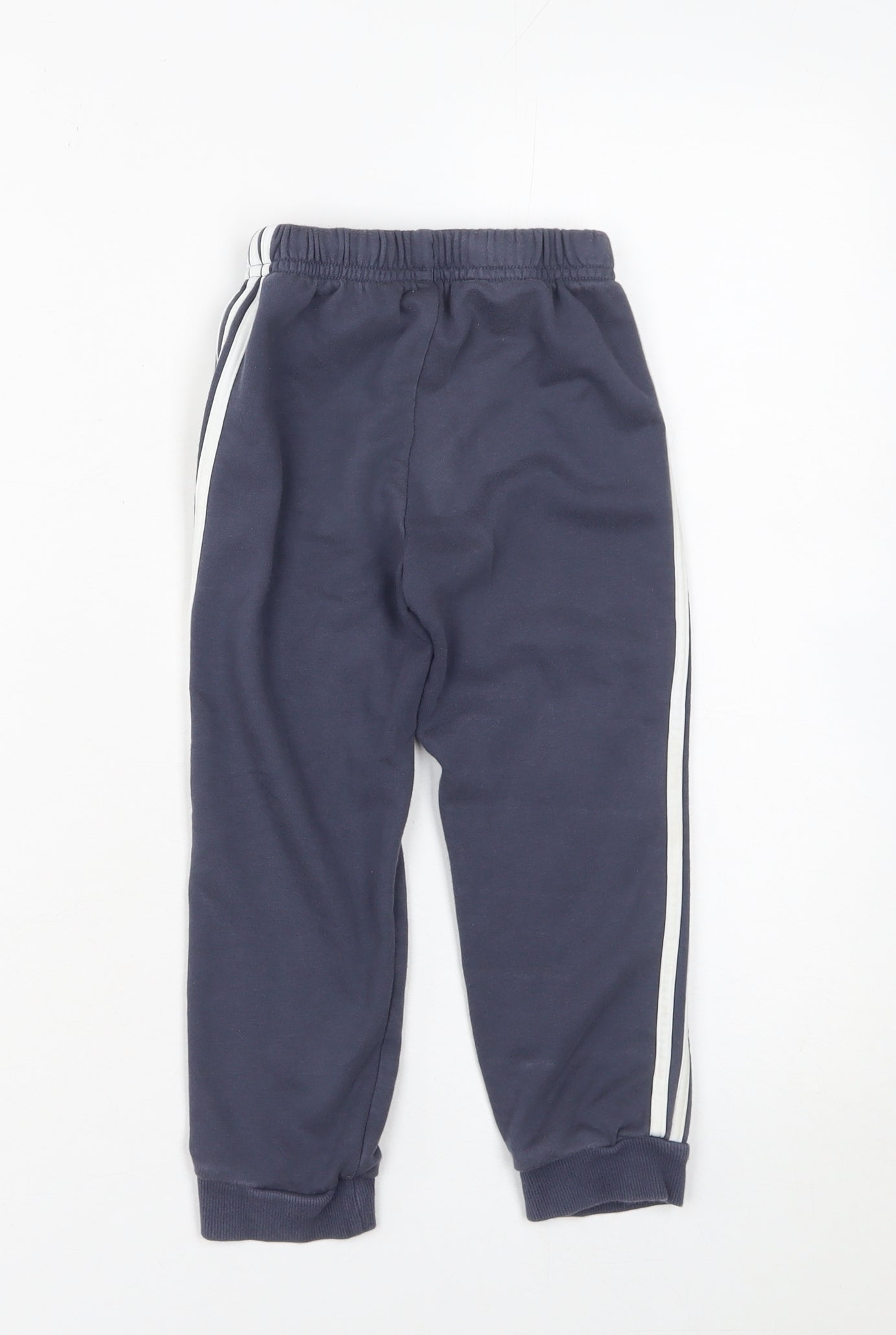 Adidas Boys Blue 3-4 Years Jogger Trousers with Side Stripes