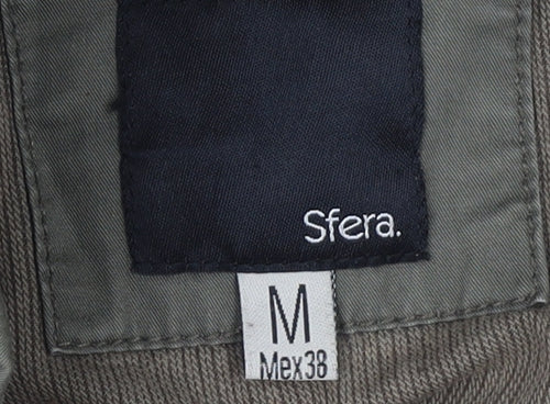 Sfera Womens Green Cotton Military Jacket Size M Regular