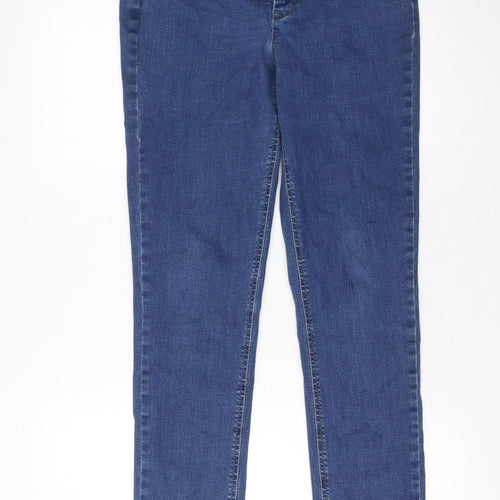 Gardeur Womens Blue Size 12 Skinny Slim Fit Stretch Jeans