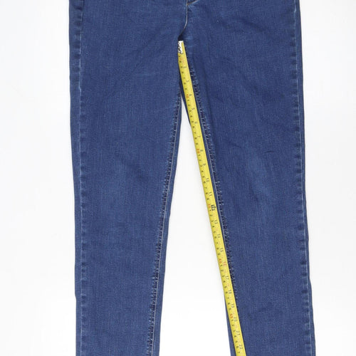 Gardeur Womens Blue Size 12 Skinny Slim Fit Stretch Jeans