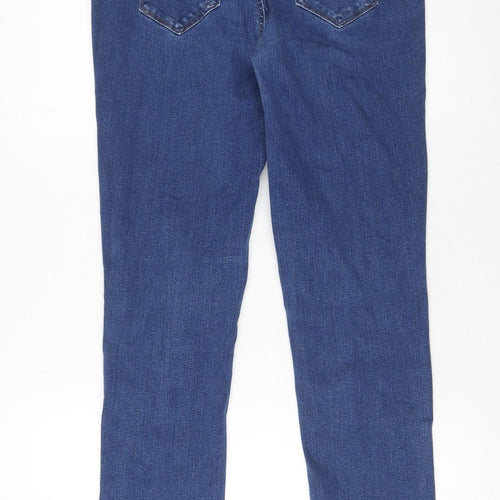 Gardeur Womens Blue Size 12 Skinny Slim Fit Stretch Jeans