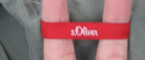 s.Oliver Women Green Belted Long Lyocell Trench Coat Size 14