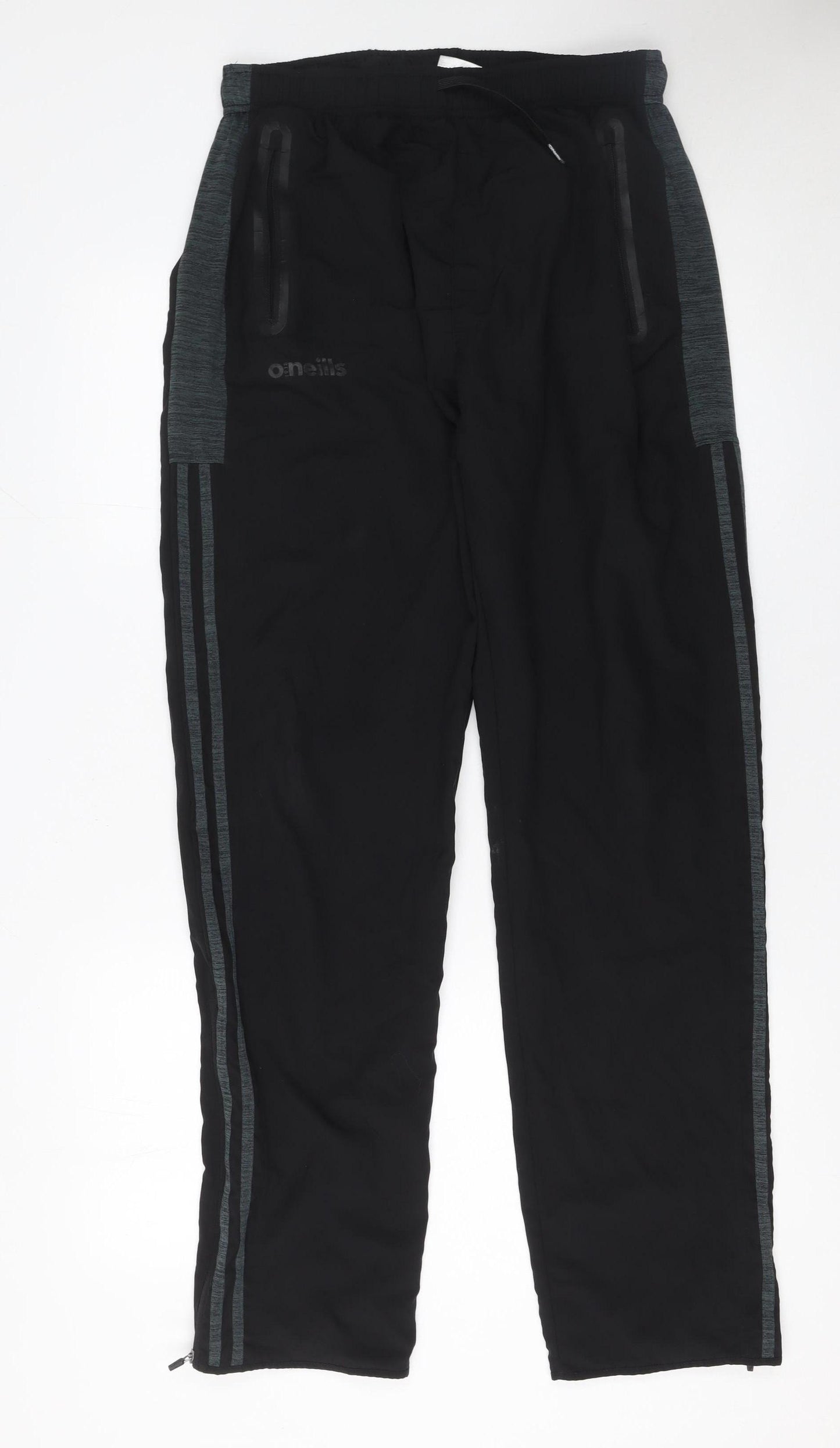 O’Neills Men’s Black XL Jogger Trousers with Zip Pockets
