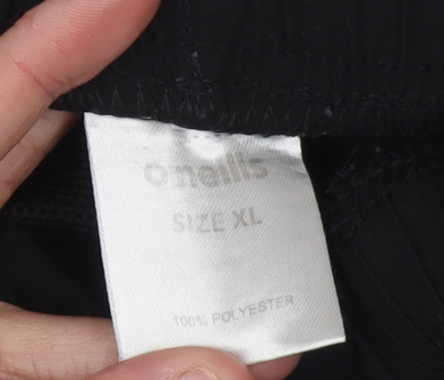 O’Neills Men’s Black XL Jogger Trousers with Zip Pockets