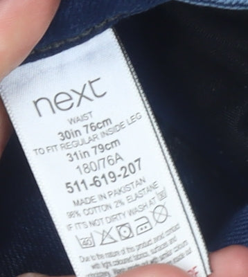 Next Men Blue Slim Fit Denim Jeans 30W 31L Classic Style