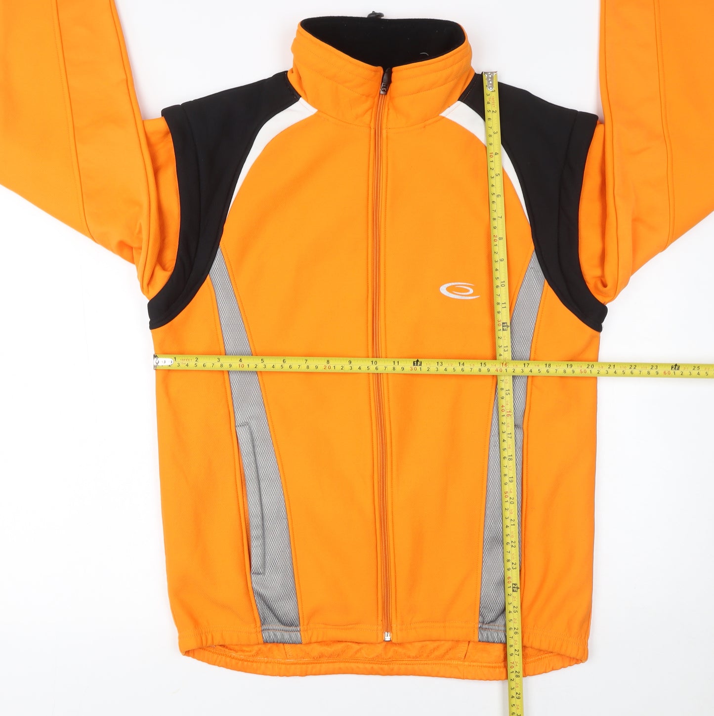 Crane Sports Men's Orange Softshell Track Jacket Medium 38-40in Reflective