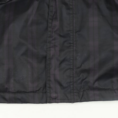 Cotton Traders Men's Plum Purple Parka Jacket M Full Zip Lined