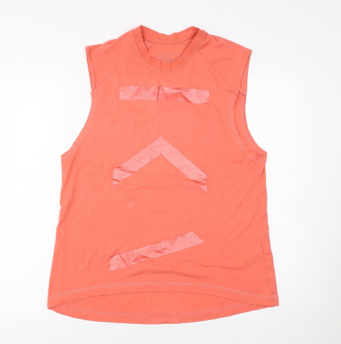KCA-LAB Men's Orange Sleeveless Tank Top Size M Activewear Gym