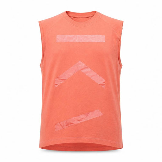 KCA-LAB Men's Orange Sleeveless Tank Top Size M Activewear Gym