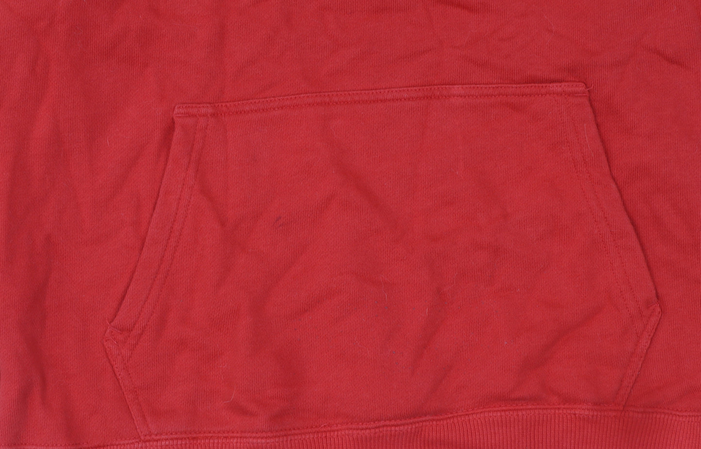 Calvin Klein Jeans Boys Red Logo Pullover Hoodie Size 14 Years