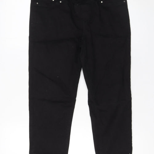 Savida Women Black Size 14 Maternity Skinny Jeans High Rise Stretch