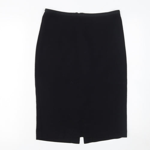 Next Women Black Size 8 Pencil Knee Length Skirt Office Wear