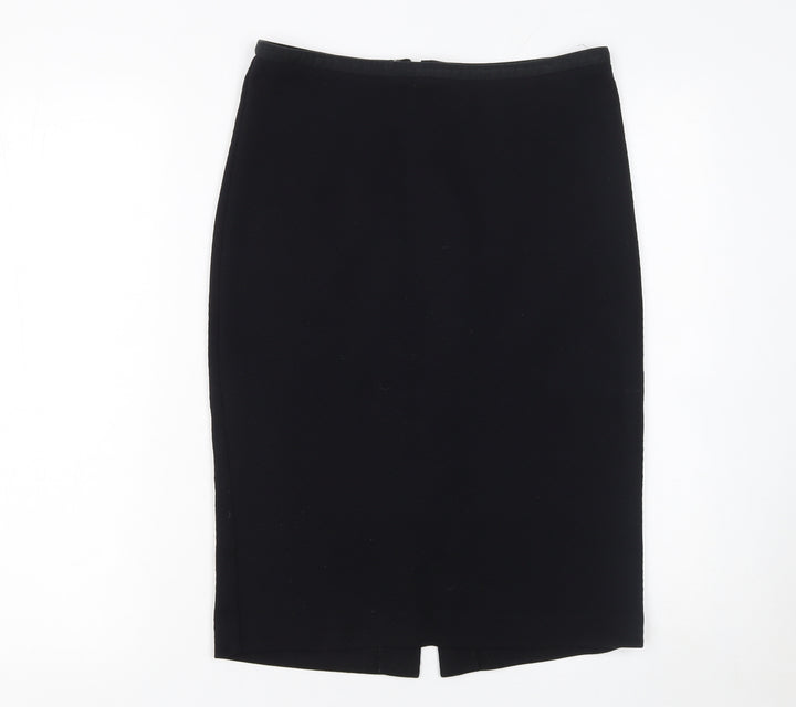 Next Women Black Size 8 Pencil Knee Length Skirt Office Wear