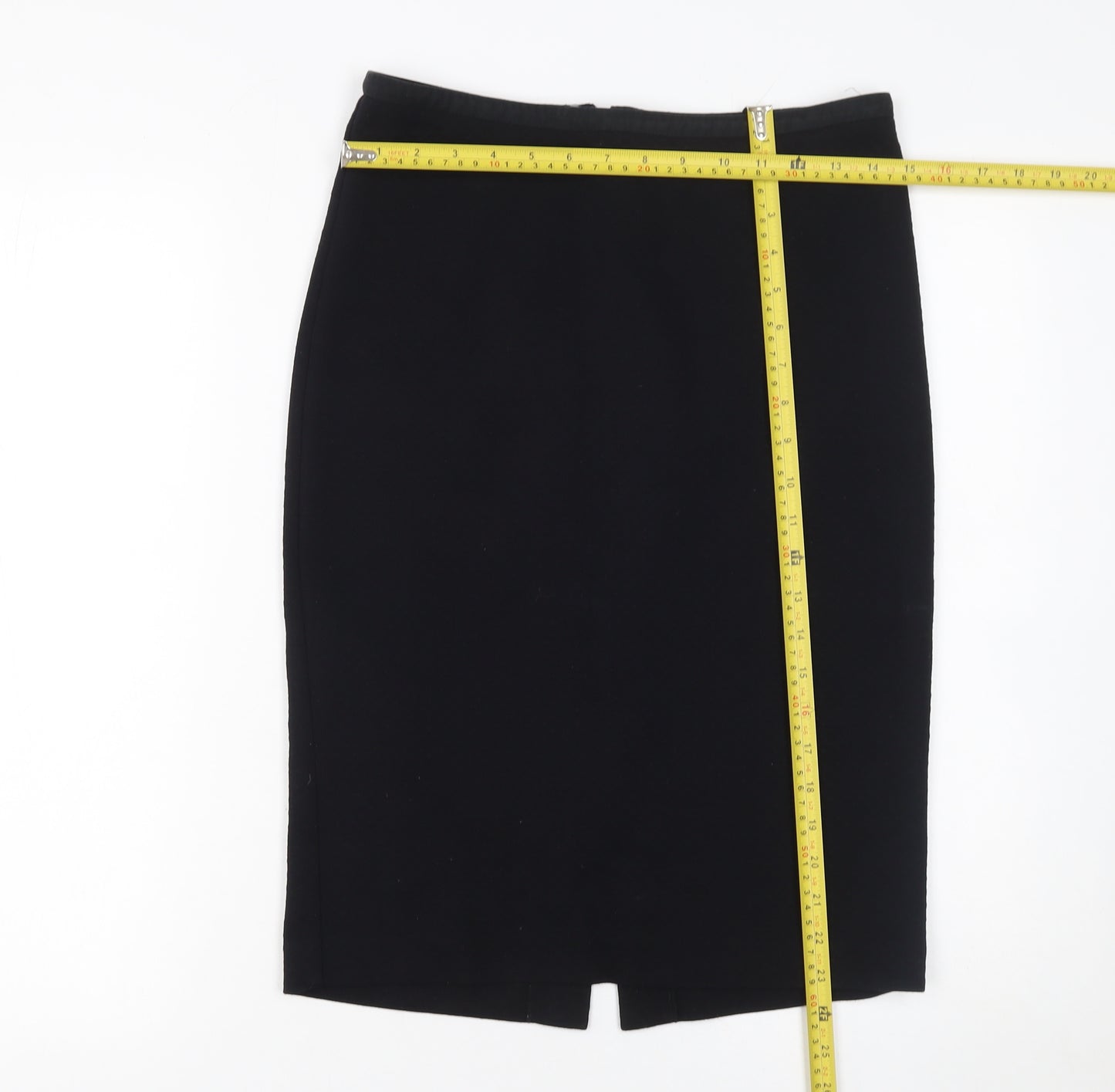 Next Women Black Size 8 Pencil Knee Length Skirt Office Wear