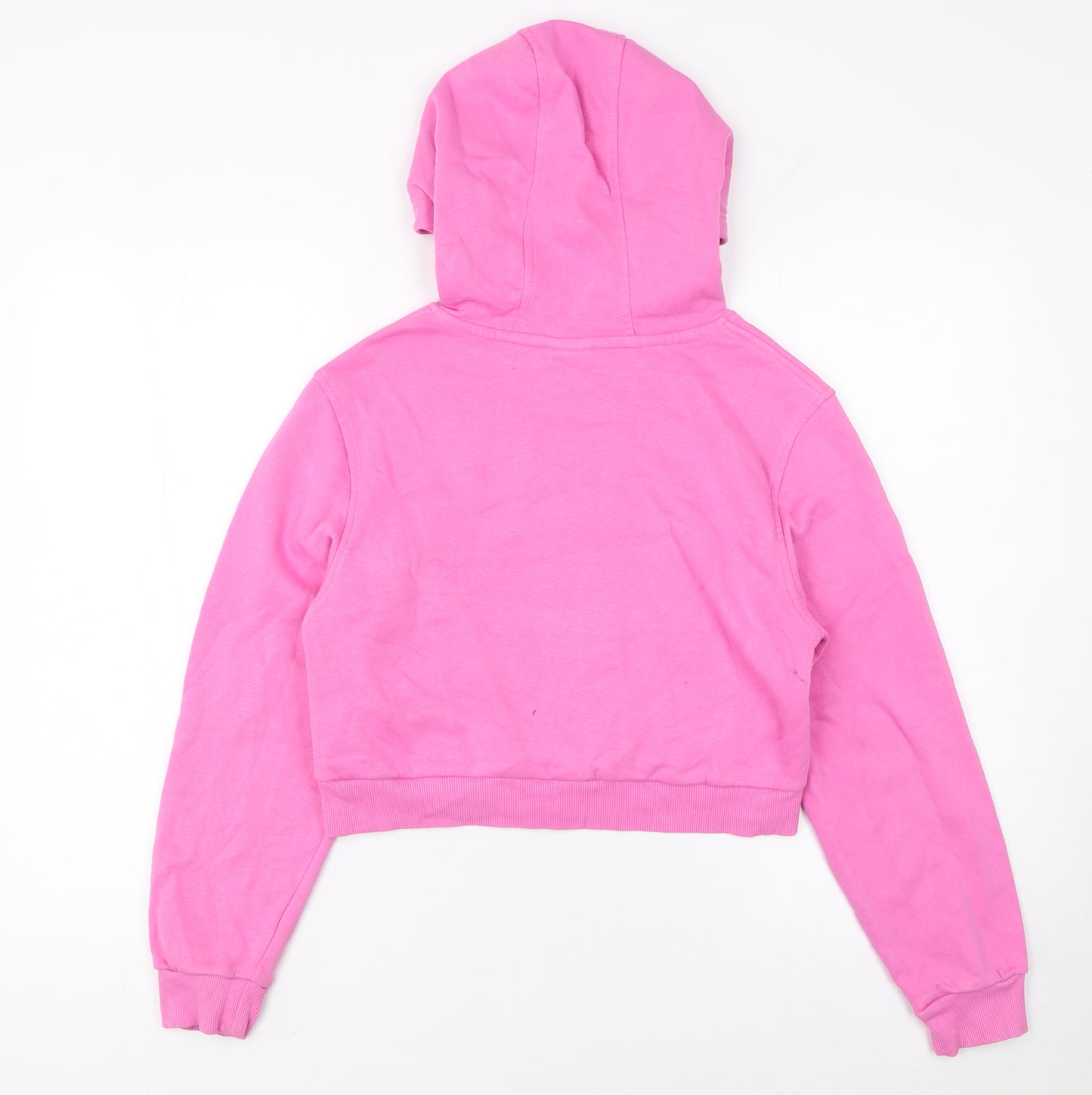 Nike Girls Pink Pullover Hoodie Size 146 Fleece Logo Sweatshirt