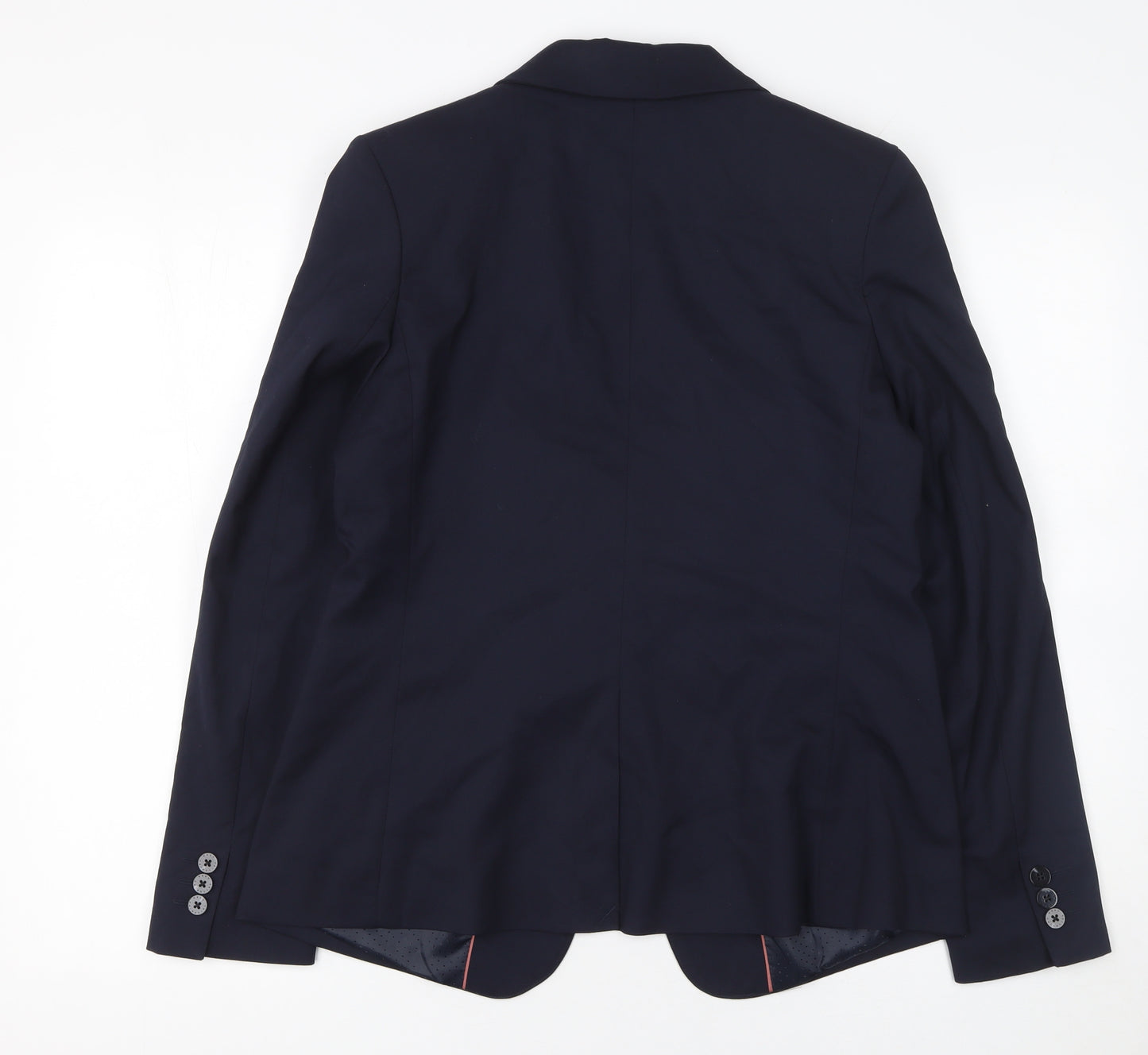Next Women Blue Size 10 Single-Breasted Blazer Jacket